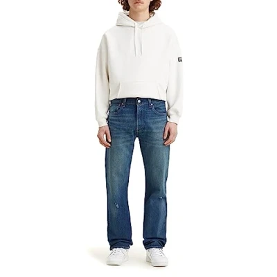 Abbildung von Levi&#039;s 501 Original Jeans Straight Leg, Herren, Größe: 26x30, S light indigo destructed