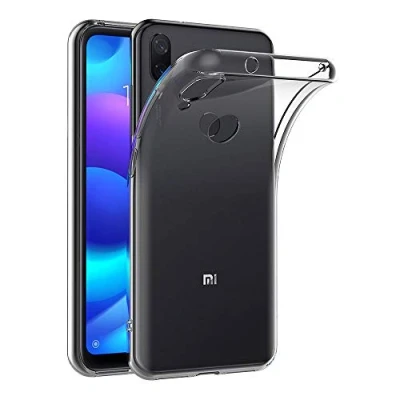 Abbildung von AICEK Hülle Compatible für Xiaomi Mi Play Transparent Silikon Schutzhülle Case Clear Durchsichtige TPU Bumper Handyhülle (5,84 Zoll)