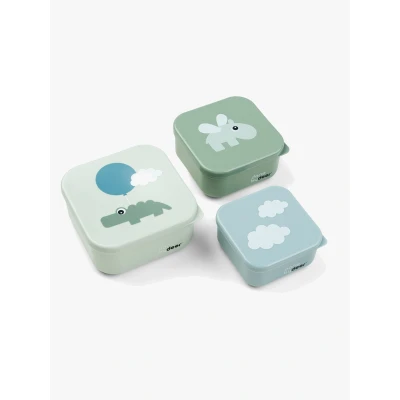 Abbildung von Done By Deer Happy Clouds Snackboxen 3er Pack, Grün