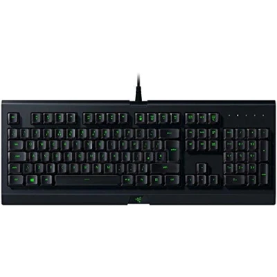 Abbildung von Razer Cynosa Lite Essential Gaming Tastatur (voll programmierbar, RGB Chroma Beleuchtung, Tasten, 10 Tasten Roll Over, auslaufsicher) UK Layout Schwarz