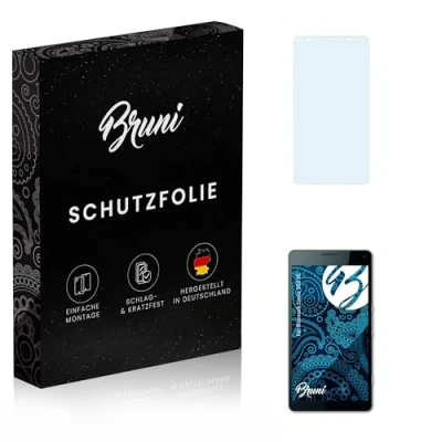 Abbildung von Bruni Schutzfolie kompatibel mit Microsoft Lumia 950 XL Folie, glasklare Displayschutzfolie (2X)