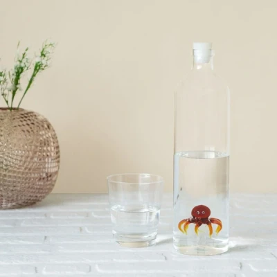 Abbildung von Flasche mit Oktopus, Witzige Geschenke, Romantische Hochzeitsgeschenk, Geschenk, Geschenkidee
