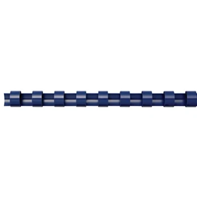 Abbildung von Fellowes Plastic Combs Round Back Binderücken, 16 mm, Blau, 25 Stück