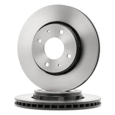 Abbildung von TRW DF4054 Bremsscheibe 281 24 4 114 Belüftet lackiert VOLVO: V40 Kombi, S40 I, MITSUBISHI: Carisma Schrägheck, Limousine