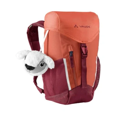 Abbildung von VAUDE Kinderrucksack Ayla für Mädchen &amp; Jungen in rosa, komfortabler Wanderrucksack Kinder 6 L rot, wetterfester Kindergartenrucksack mit innovativem Tragesystem reflektierenden Elementen
