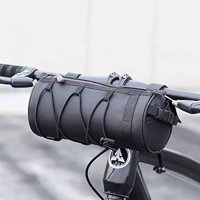 Abbildung von Dasellfa Fahrradtasche Vorne, Lenkertasche Fahrrad, Vorne Lenker, Fahrradtaschen, Rahmentasche mit Schultergurt, Wasserdicht, Fahrradzubehör