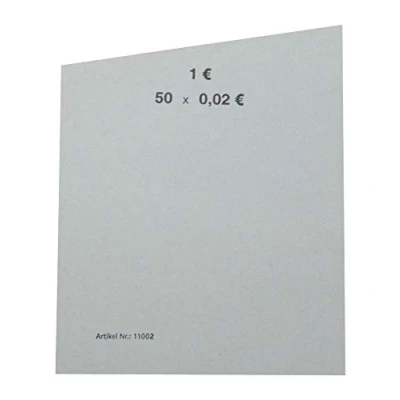Abbildung von EURO Münzen Handrollpapier von 2 EUR bis 1 Cent frei wählbar Münzrollpapier Kleingeldrolle (10 Stück Cent)