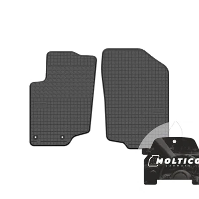 Abbildung von moto MOLTICO Vorne Gummi Automatten Gummimatten Passgenau Allwetter Fussmatten Auto passend für Peugeot 207 (20062012)