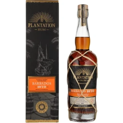 Abbildung von Plantation Rum BARBADOS 10 Years Old Oloroso Sherry Maturation Edition 2021 49% Vol. 0,7l in Geschenkbox