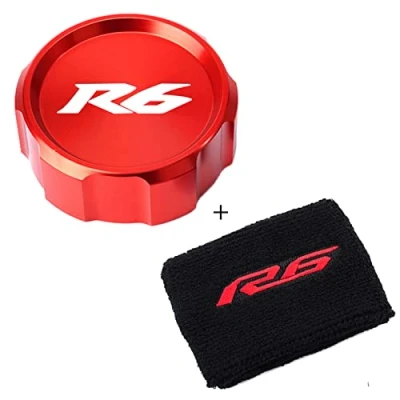 Abbildung von CCYYMOWOK Motorrad Schutzsocken, für Ölbremsen, Tankdeckel Yamaha YZF R6 R6S 1999 2015 2004 2006 2008