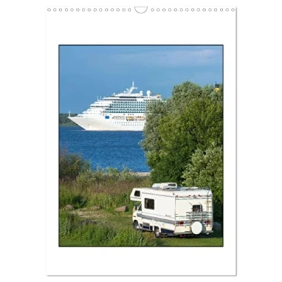 Abbildung von CAMPING GLÜCK Dein Urlaubsplaner (Wandkalender 2025 DIN A3 hoch), CALVENDO Monatskalender