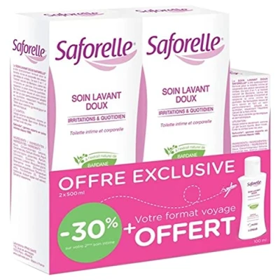 Abbildung von Saforelle soin lavant 2 x 500 ml Offre Promo