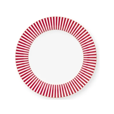 Abbildung von PIP STUDIO Royal Stripes Speiseteller dark pink 26,5 cm