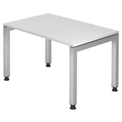 Abbildung von HAMMERBACHER höhenverstellbarer Schreibtisch VJS12/W/S weiß