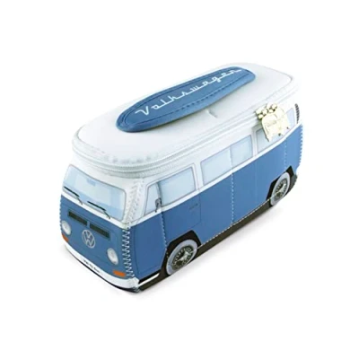 Abbildung von VW Collection by Brisa Bulli Kleine 3D Universal Kosmetiktasche, Größe: One Size, Blau