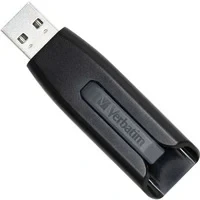 Abbildung von Verbatim Store &#039;n&#039; Go V3 USB Stick, 3.2 Gen1, 16 GB, Speicherstick mit Schiebemechanismus, 3 SuperSpeed Schnittstelle, externer Speicher für Laptop Notebook &amp; Co, schwarz