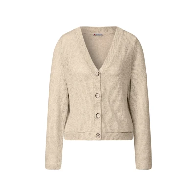 Abbildung von Street One Strickjacke, Damen, Größe: 42, Beige