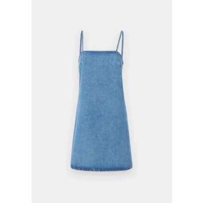Abbildung von HUGO Garcy Jeanskleid, Damen, Größe: XL, Bright blue