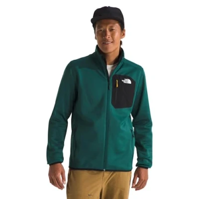 Abbildung von The North Face Crest Fleecejacke, Herren, Größe: XXL, Deep nori/black