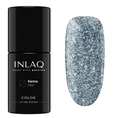 Abbildung von INLAQ® Hema Free UV Nagellack Glitzer Shiny Signs Sammlung Gel Nägel Glitzernd frei von Glitter Gellack Lack in Aquarius Farben 6ml