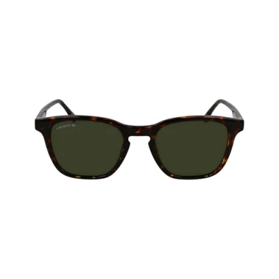 Abbildung von Lacoste Men&#039;s Sunglasses L6040S Havana with Solid Green Lens
