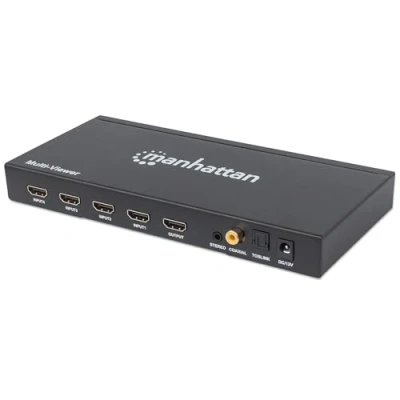 Abbildung von Manhattan 207881 HDMI Multiviewer Switch Schwarz