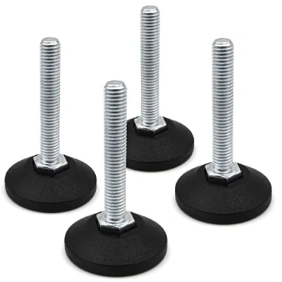 Abbildung von Design61 4X Verstellschraube Justierschraube Ø 38 mm mit verzinkter Stellschraube M10 x 40