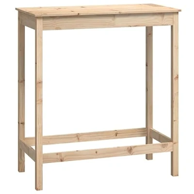 Abbildung von vidaXL Esstisch Bartisch 100x50x110 cm Massivholz Kiefer (1 St)