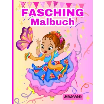 Abbildung von Fasching Malbuch: 30 wunderschöne Motive zum Ausmalen. Ideal für Kinder ab 4 Jahren. Fördern die Konzentration, Kreativität und Feinmotorik. Mit ... Filzstiften kann das Buch ausgemalt werden.