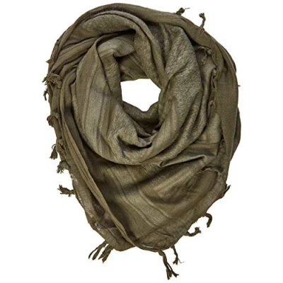 Abbildung von Mil Tec Shemagh, Keffiyeh, Tuch, Schal für Erwachsene, Unisex, Grün (Olive), 110 x cm, 12616000, 110x110 cm