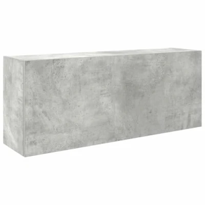 Abbildung von vidaXL Bad Wandschrank Betongrau 100x25x40 cm Holzwerkstoff