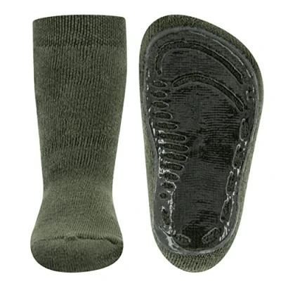 Abbildung von Ewers Softstep Plain Socken für Kinder, Größe: 31 34, Khaki
