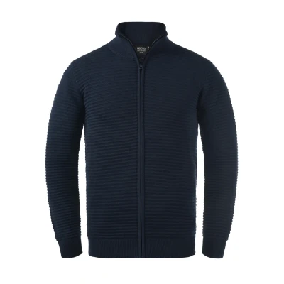 Abbildung von Indicode Jeans Idarctic Strickjacke, Herren, Größe: Small, Navy