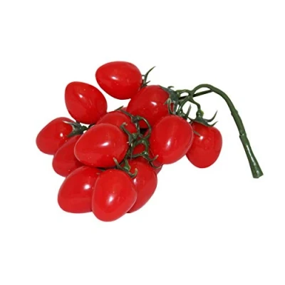 Abbildung von rukauf. Rote Deko Cherry Tomaten Bund Set 16 Stück Kunstobst Kunstgemüse künstliches Obst Gemüse Dekoration