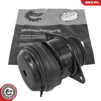 Abbildung von ESEN SKV 75SKV010 Motorlager hinten rechts Hydrolager Gummi 153mm 141mm VOLKSWAGEN: Golf 3, 4 Cabrio, 3 SEAT: Ibiza 2