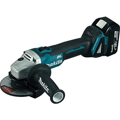 Abbildung von Makita DGA504RTJ Winkelschleifer kabellos 125 mm 2 Batterien 18 V