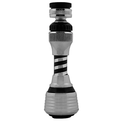 Abbildung von eyepower Waschbeckenbrause Wasserhahn Verlängerung Perlator Strahlregler 12cm Flexischlauch