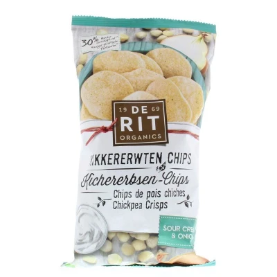 Abbildung von De Rit Bio Kichererbsen Chips Sour Cream (6 x 75 gr)