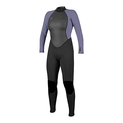 Abbildung von O&#039;Neill Women&#039;s Reactor II 3/2mm Back Zip Wetsuit, Schwarz/Kobalt (BH2), 46