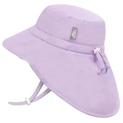 Abbildung von Jan &amp; Jul Schnell Trocknender Baby Sonnenhut für Mädchen mit UV Schutz UPF 50+ (S: 0 6 Monate, Lavender)