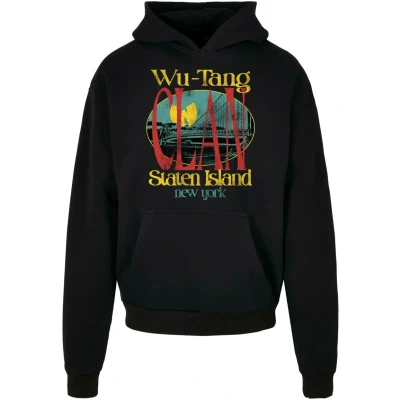 Abbildung von Upscale by Mister Tee WU TANG Staten Island Heavy Kapuzenpullover, Herren, Größe: XL, Black