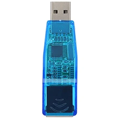 Abbildung von USB Ethernet Adapter, 10/100 Mbit/s Gigabit LAN Netzwerkadapter, Plug and Play, Geeignet für ME/2000/XP/Vista