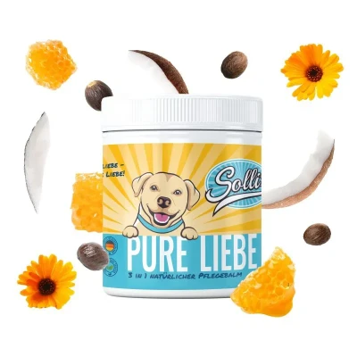 Abbildung von Sollis Pure Liebe 3 in 1 natürlicher Pflegebalm