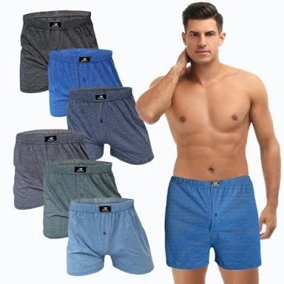 Abbildung von SGS 6 10 Pack Unterhosen Mann Herren Boxershorts Men (5XL, 6.stück mit Eingriff)