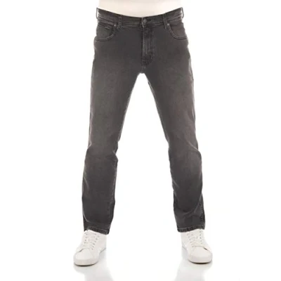 Abbildung von Wrangler Texas Stretch Jeans Straight Leg Super grey, Herren, Größe: 36x36, grey