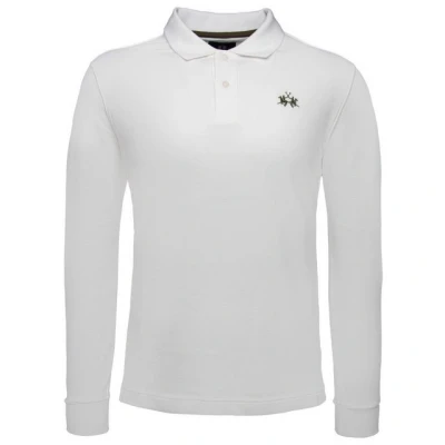 Abbildung von La Martina Langarmshirt, Herren, Größe: Large, Off white xmpjs