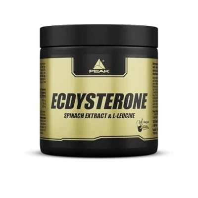 Abbildung von PEAK Ecdysteron 120 Kapseln I 30 Portionen 100mg Beta pro Portion Spinatextrakt pflanzliches Steroidhormon mit L Leucin 108 g