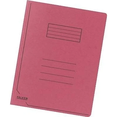 Abbildung von Falken 80001357 Einschlagmappe, Manilakarton für A4, 350g/qm, rot