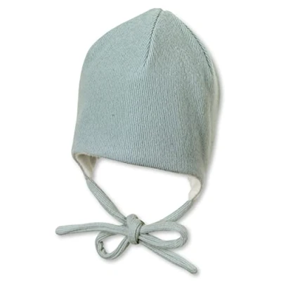 Abbildung von Sterntaler Unisex Kinder Mütze Baby Beanie Rippenoptik, Türkis, 35