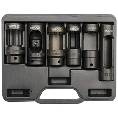 Abbildung von YATO YT 0622 Steckschlüsseleinsatz Set Chrom Vanadium Stahl 1/2